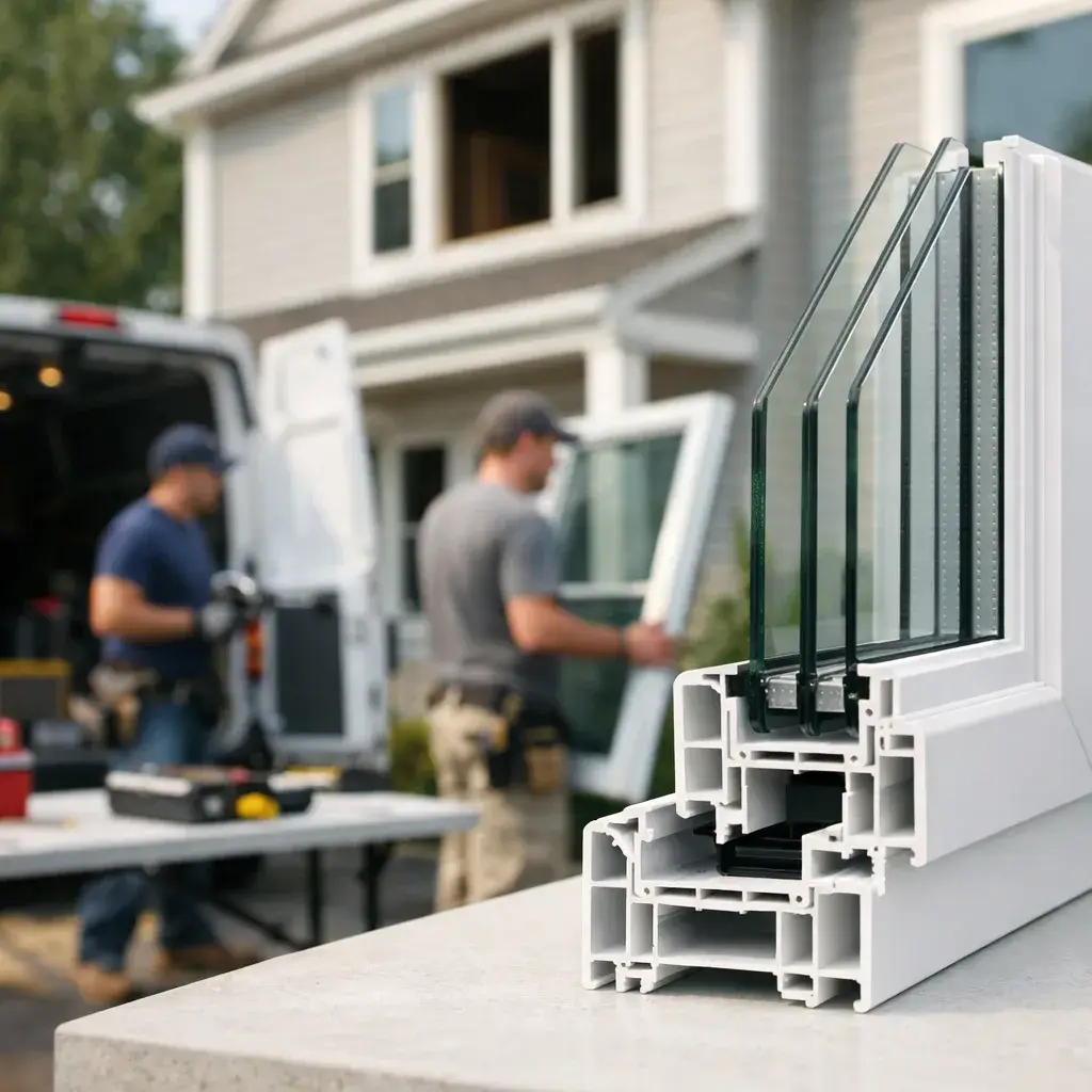 Williston Highlands — window installation